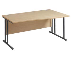 Value line premium wave C-leg desk