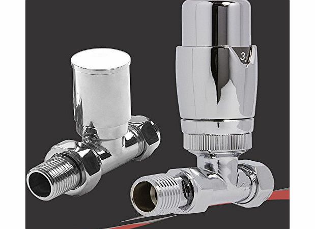 Valves for towel rails  