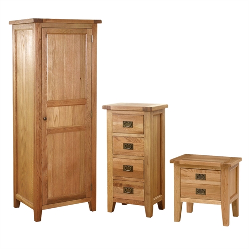 Bedroom Set with Single Wardrobe