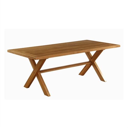 Vancouver Oak Cross Leg Dining Table 721.172