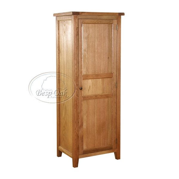 Oak Petite Hanging Wardrobe with 1 Shelf