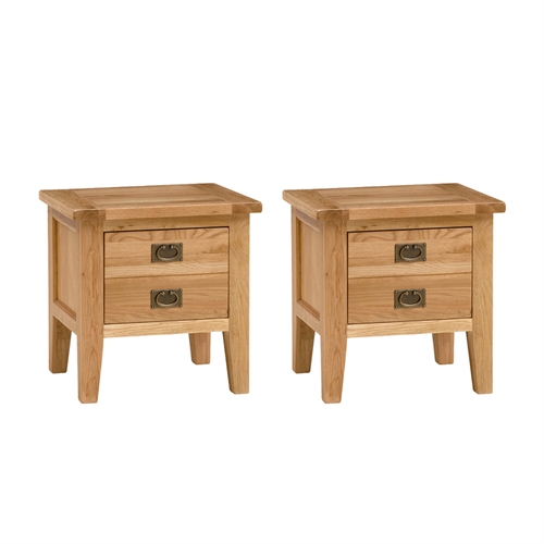 Vancouver Oak Set of 2 Bedside Tables 721.143