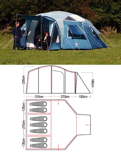 Vango Aspen 700 Tent