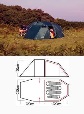 Vango TBS Equinox 350 Tent