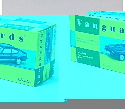 Vanguards Ford Capri 3.0S in Black (1:43 scale) Diecast Model Car