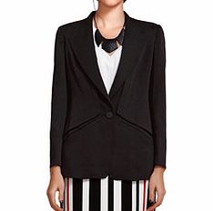 Black tuxedo blazer