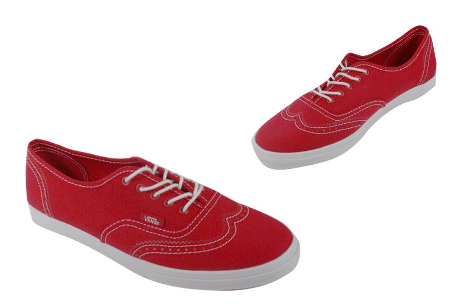 - Authentic Lo Pro - Red / True White