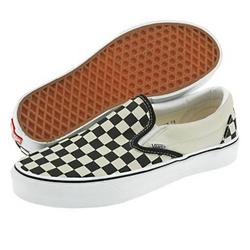 Classic Slip On Shoes - Black/White Ck