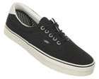 Vans Era 59 Black/Cream Canvas Trainers