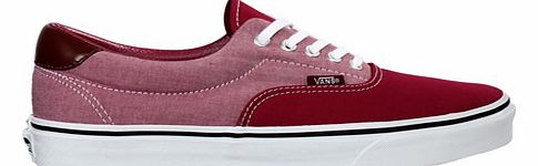 Era 59 Chili Red Canvas Trainers