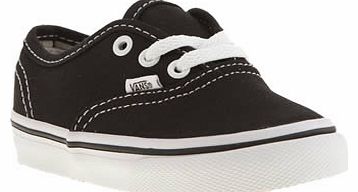 kids vans black & white authentic unisex