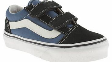 kids vans navy old skool v boys junior