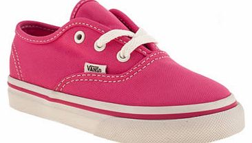 Vans kids vans pink authentic girls toddler