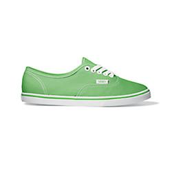 Ladies Authentic Lo Pro Shoes - Kiwi/White