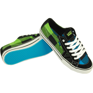 Ladies Vans Tory Shoe. Black Green