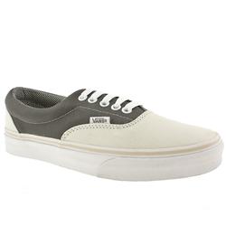 Vans Male Era Fabric Upper Fashion Large Sizes in Grey