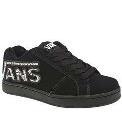 Vans Male M Widow Nubuck Upper Fashion Large Sizes in Black