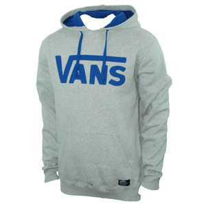 Mens Vans Classic Hoodie. Grey Heather