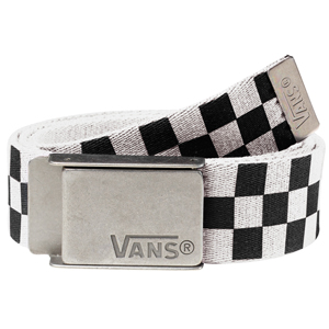 Mens Vans Deppster Web Belt. Black White