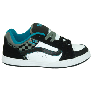 Mens Vans Skink Shoe. Black White Charcoal