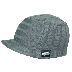 Mens Vans Square Beanie. Charcoal