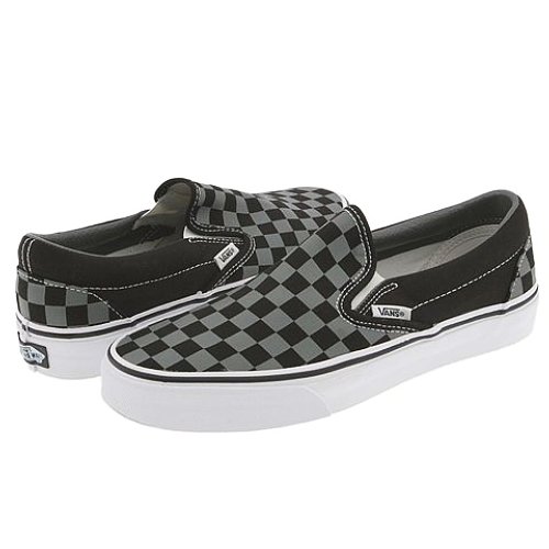 Vans Mens Vans Checkerboard Slip On Blk / Pewter