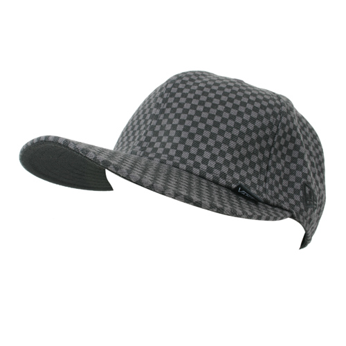 Mens Vans Mini Check New Era Cap. Black Charcoal