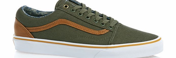 Vans Mens Vans Old Skool Shoes - Beetle/washed