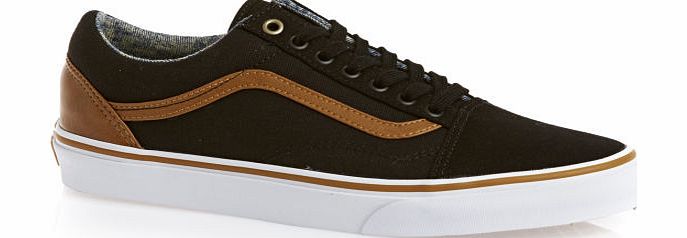 Vans Mens Vans Old Skool Shoes - Black/washed