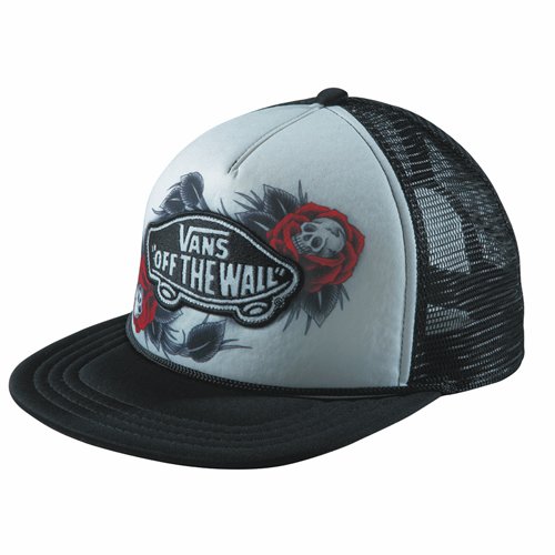 Vans Mens Vans Oliver Peck Trucker Cap Black/white Red