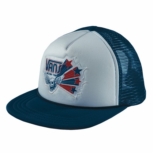 Mens Vans Rad Pack Trucker Cap Blue