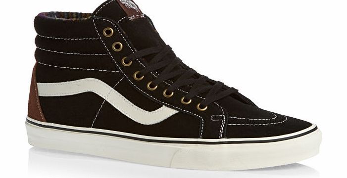 Vans Mens Vans Sk8-hi Reissue Shoes - Black/suede