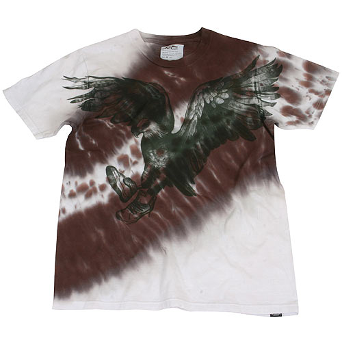 Mens Vans Squaker Ss Tee Brown Tie Dye