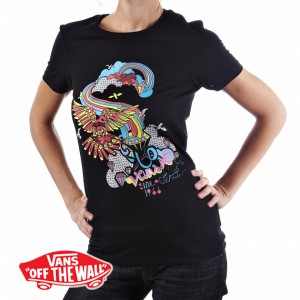 T-Shirts - Vans Diamond Bird T-Shirt - Onyx