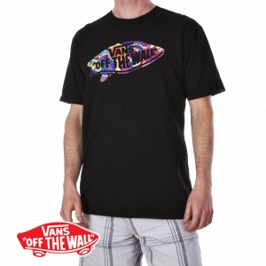 T-Shirts - Vans Sticker Mash T-Shirt - Black