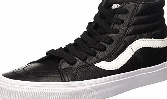 Vans U Sk8-hi Reissue Leather, Unisex Adults Low-Top Sneakers, Black (premium Leather/black), 7 UK (40.5 EU)