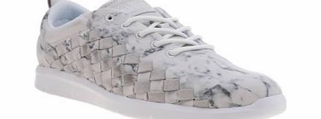 Vans White Tesella Marble Trainers