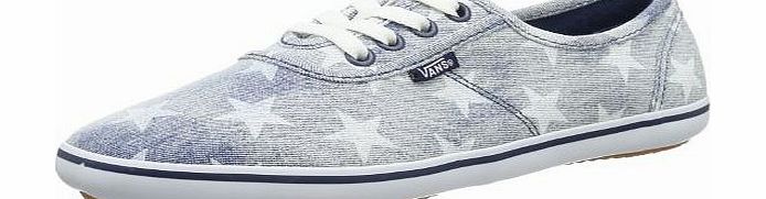 Vans Womens Cedar Low-Top Trainers VMAPAWG Denim Stars/Washed 4 UK, 36.5 EU