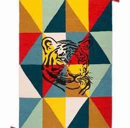 Varanassi Circus Arlequin Tiger Rug `One size