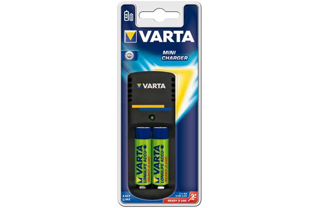 AA/AAA Mini Battery Charger with 2 x AA