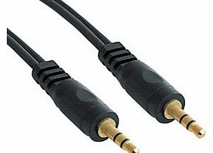 VASI4KO 3.5mm to 3.5mm GOLD AUX JACK CABLE LEAD IPOD AUDIO MP3 1m lead Length - VASI4KO