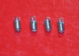 4 spare bulbs for lightnings for dolls houses 1:12