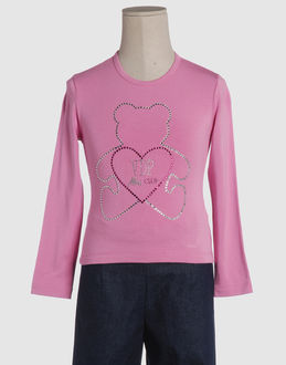 TOP WEAR Long sleeve t-shirts GIRLS on YOOX.COM