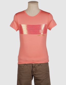 TOPWEAR Short sleeve t-shirts GIRLS on YOOX.COM