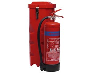 Vehicle extinguisher box