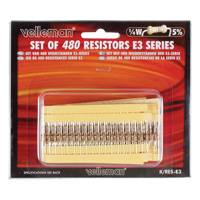 Velleman 480 PCS CARBON FILM RESISTOR KIT RC