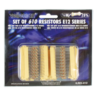 Velleman 610 PCS CARBON FILM RESISTOR KIT RC