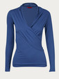 velvet tops blue