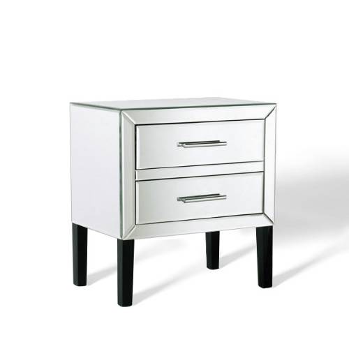 Venetian 2 Drawer Low Bedside