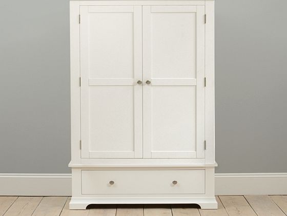 Venice White Double Wardrobe 1041.001